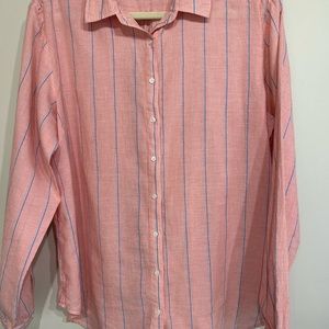 LillaP women’s button down blouse. Size Large.
